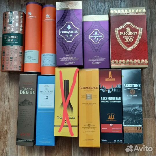 Коробки от алкоголя