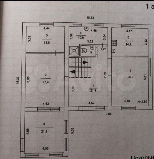 Дом 396,6 м² на участке 8 сот.