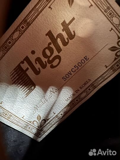 Электроакустическая гитара flight