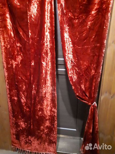 Шторы плюш СССР