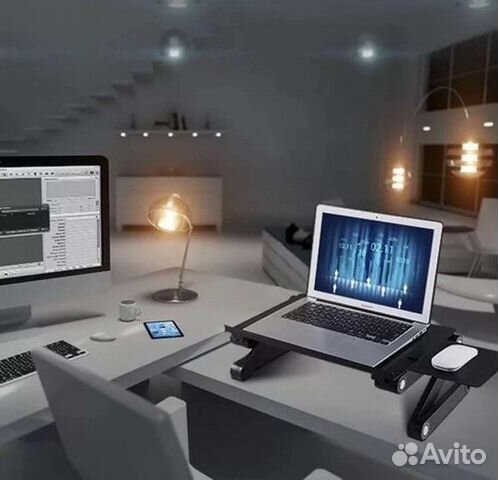 Столик трансформер для ноутбука laptop table T8