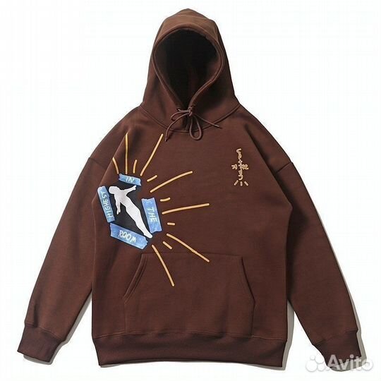 Худи Travis 04.10 коричневое