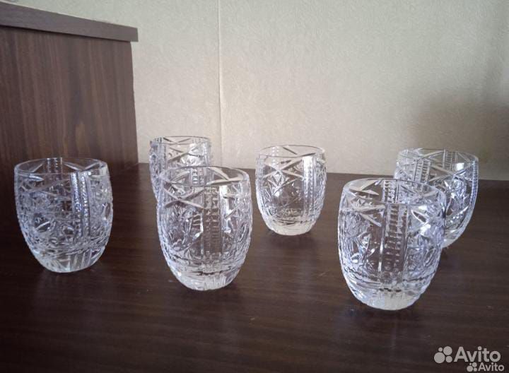 Стопки хрустальные СССР 6шт