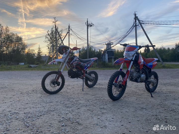 Питбайк apollo 125 rfz start