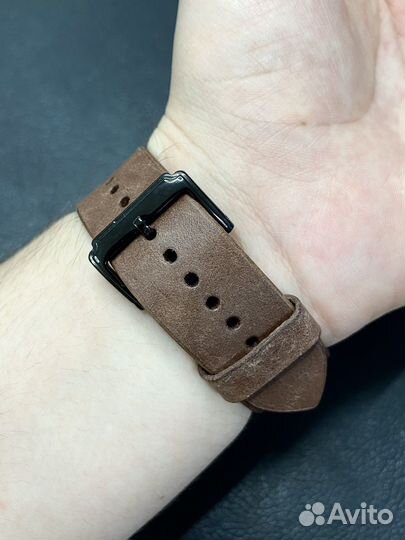 Ремешок на часы apple watch из итальянской кожи
