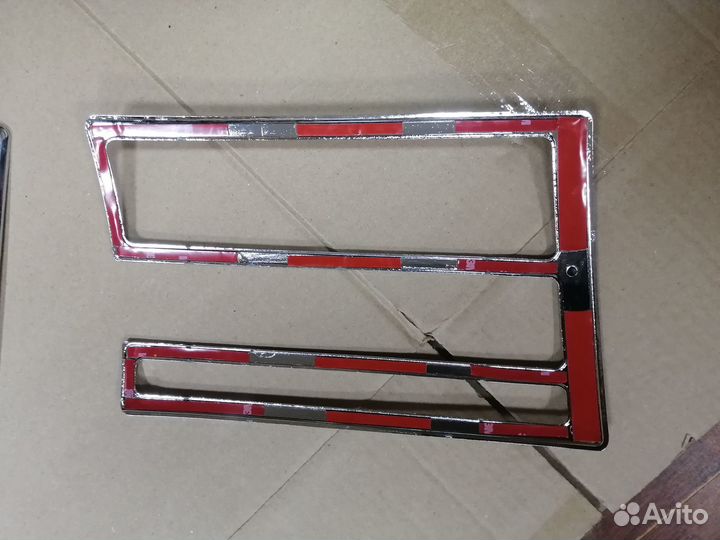 Новые молдинги задних фонарей газ 3110 31105 хром