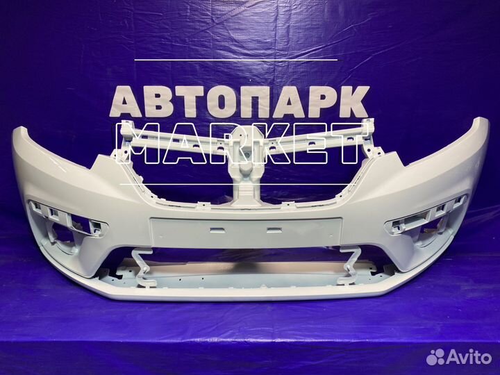 Бампер передний Renault Logan 2 Белый 18