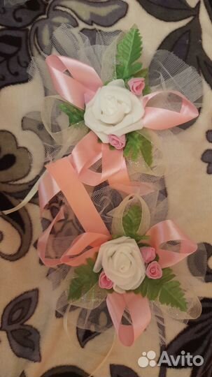 Свадебные украшения на машину