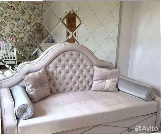 Кровать диван детская мягкая
