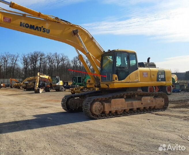 Стекло лобовое нижнее на экскаватор Komatsu PC450