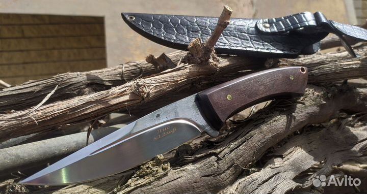 Нож охотничий ручной работы Х12мф
