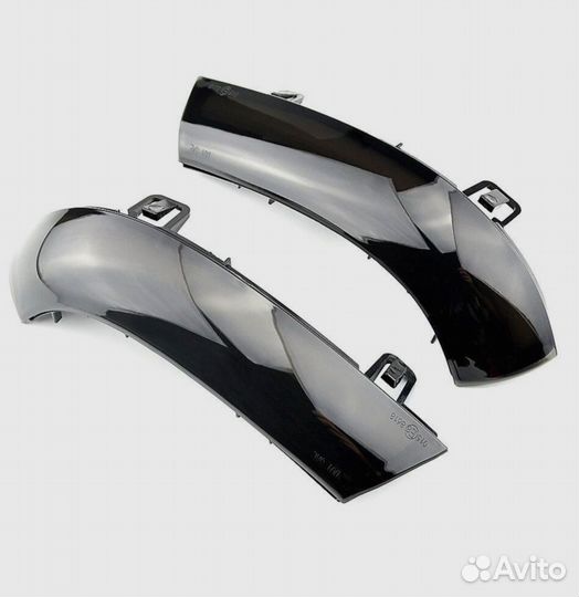 Диодные поворотники в зеркала passat B6 vw