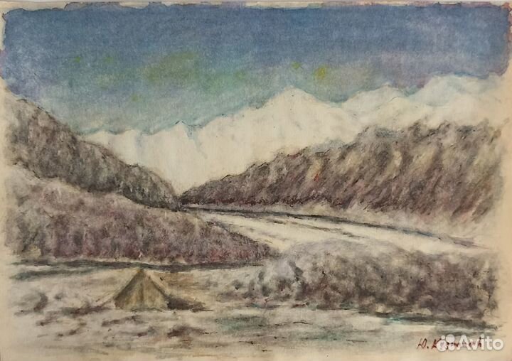 Акварели Кузнецов Ю. М. 1960-е годы