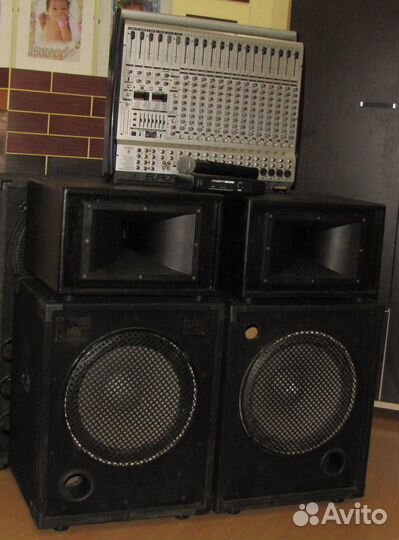 Колонки C-Mark 1100W Pro Активный микшер Микрофон