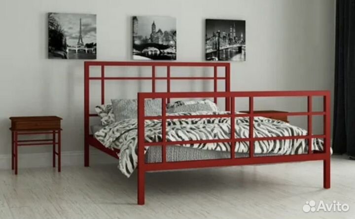 Кровать в стиле Loft из метала