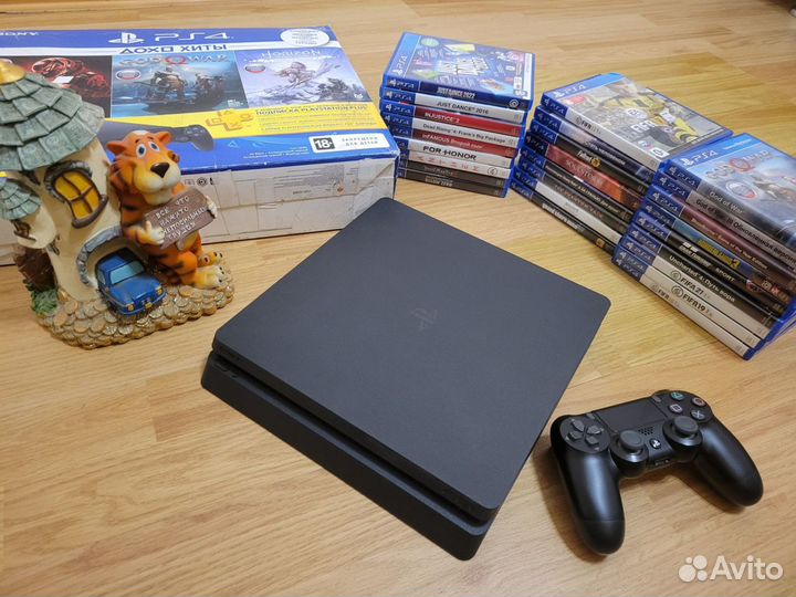 Ps4 slim. 135 игр в подарок