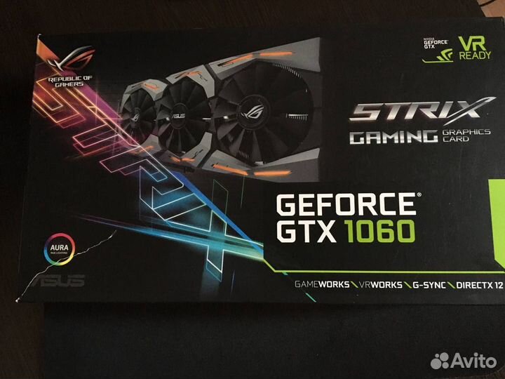 Asus GeForce GTX 1060 ROG Strix OC 6GB