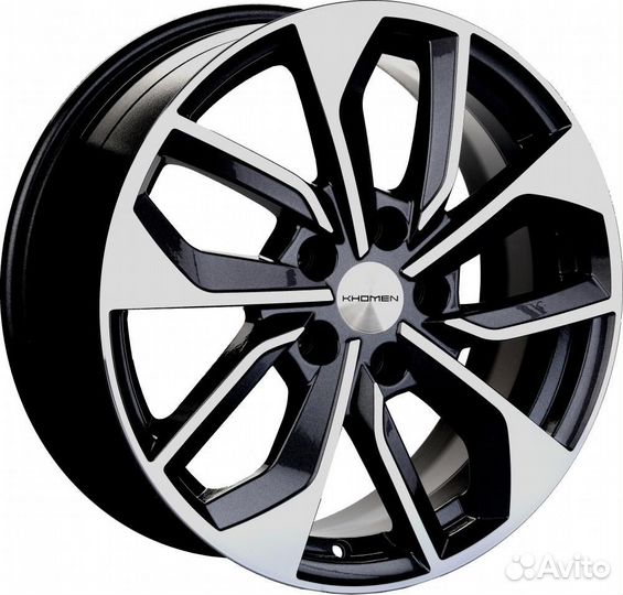 Khomen 1703 7x17 5x108 ET 43 Dia 65.1 (BFP)