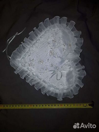 Подушечка для колец свадебная