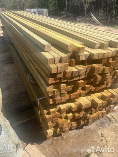 Брусок антисептированный 50 х 50 х 6000