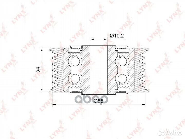 Ролик направляющий приводного ремня PB-7239 LYN