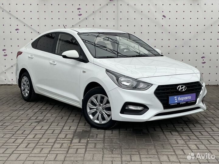 Hyundai Solaris 1.6 МТ, 2018, 55 384 км