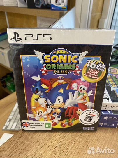 Sonic Origins Plus Limited диск для PS5 новый