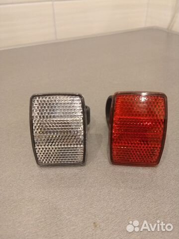 Катафоты для велосипеда передний и задний (новые)