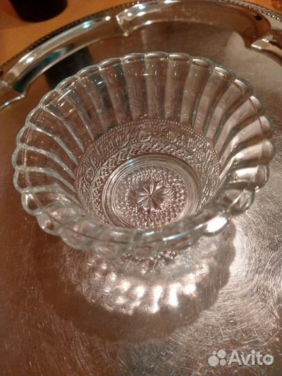 Сахарница стекло СССР