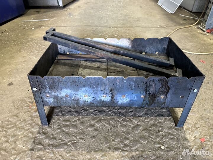 Мангал стальной настольный 31/51/22