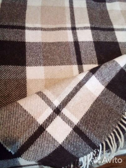 Плед-покрывало шерстяной