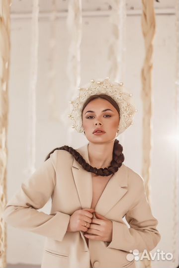 Накладной съемный хвост на резинке