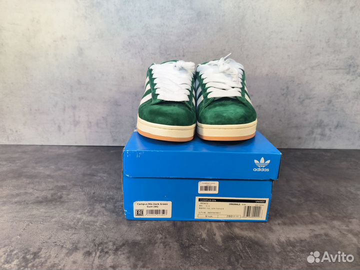 Кеды Adidas Campus 00s Dark Green gum