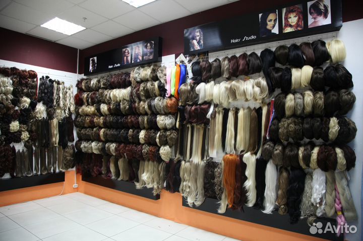 Парики, хвосты, заколки, шиньоны