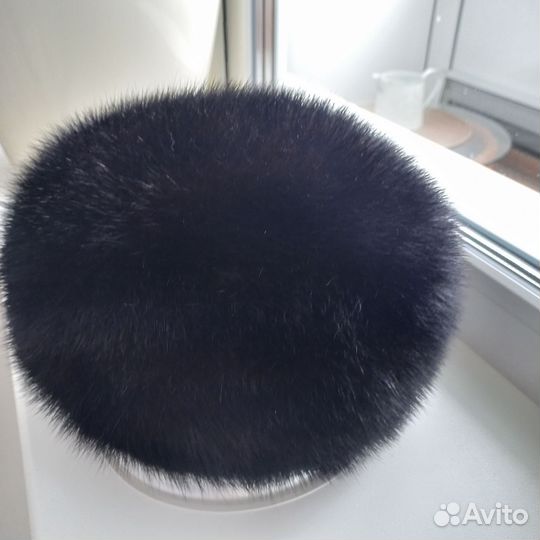 Норковый мягкий берет
