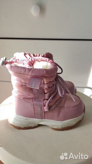 Зимние ботинки дутики 23 размер для девочки