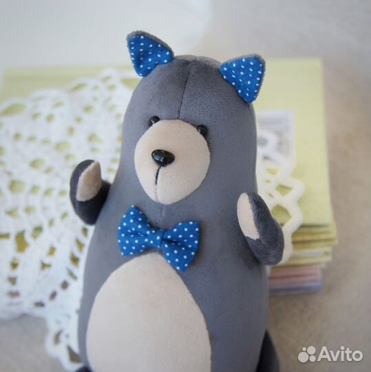 Игрушка Кот Мартовский (15 см.), ручная работа