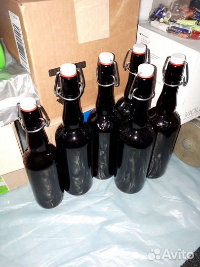 Бутылки с бугельой пробкой