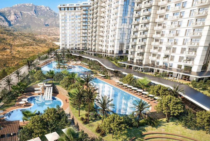 1-к. квартира, 45 м² (Турция)