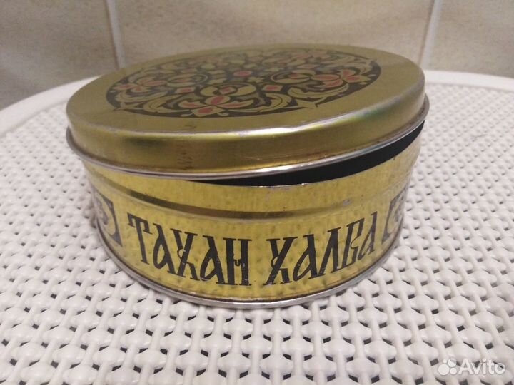 Банки жестяные, коробки, матрёшка от гостинца.СССР