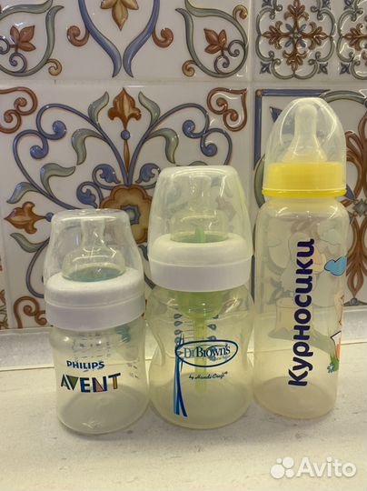 Бутылочки avent dr browns