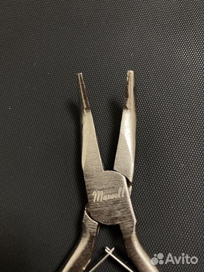 Длинногубцы изогнутые 12см брак