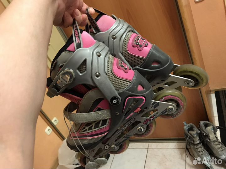 Роликовые коньки женские 38 размер