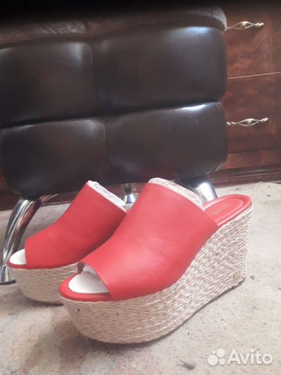Сабо натуральная кожа 37,5 по стельке 24,5