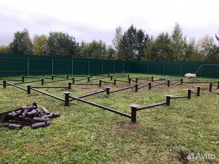 Комбинированные винтовые сваи