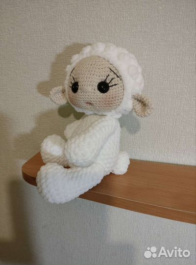 Вязаные игрушки из плюша