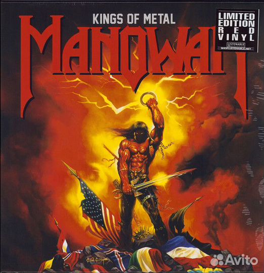 Manowar - Kings of Metal (LP, Album, Ltd, RE, Red)