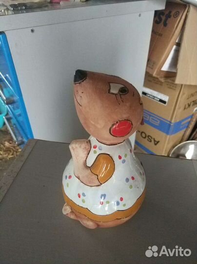 Статуэтка глиняная Мышь