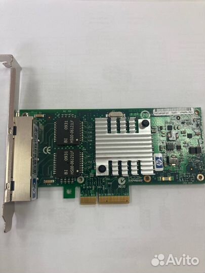 Сетевая карта HP NC365T 4-port 1G