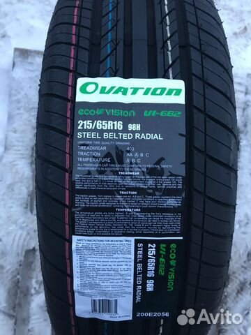 Vi 682 отзывы. Ovation vi-682 215/65 r16 98h. 215/65r16 Ovation vi-682. 215-65-16 Ovation vi-682. Ovation 215/65r16.